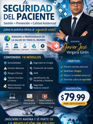 Curso internacional en gestion de la seguridad del paciente
